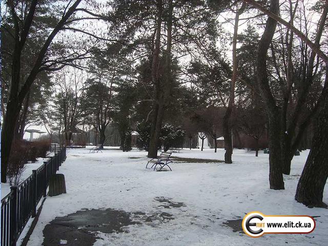 Зима в парке "Сосновый бор" (бывш. "Юбилейный") г. Черкассы